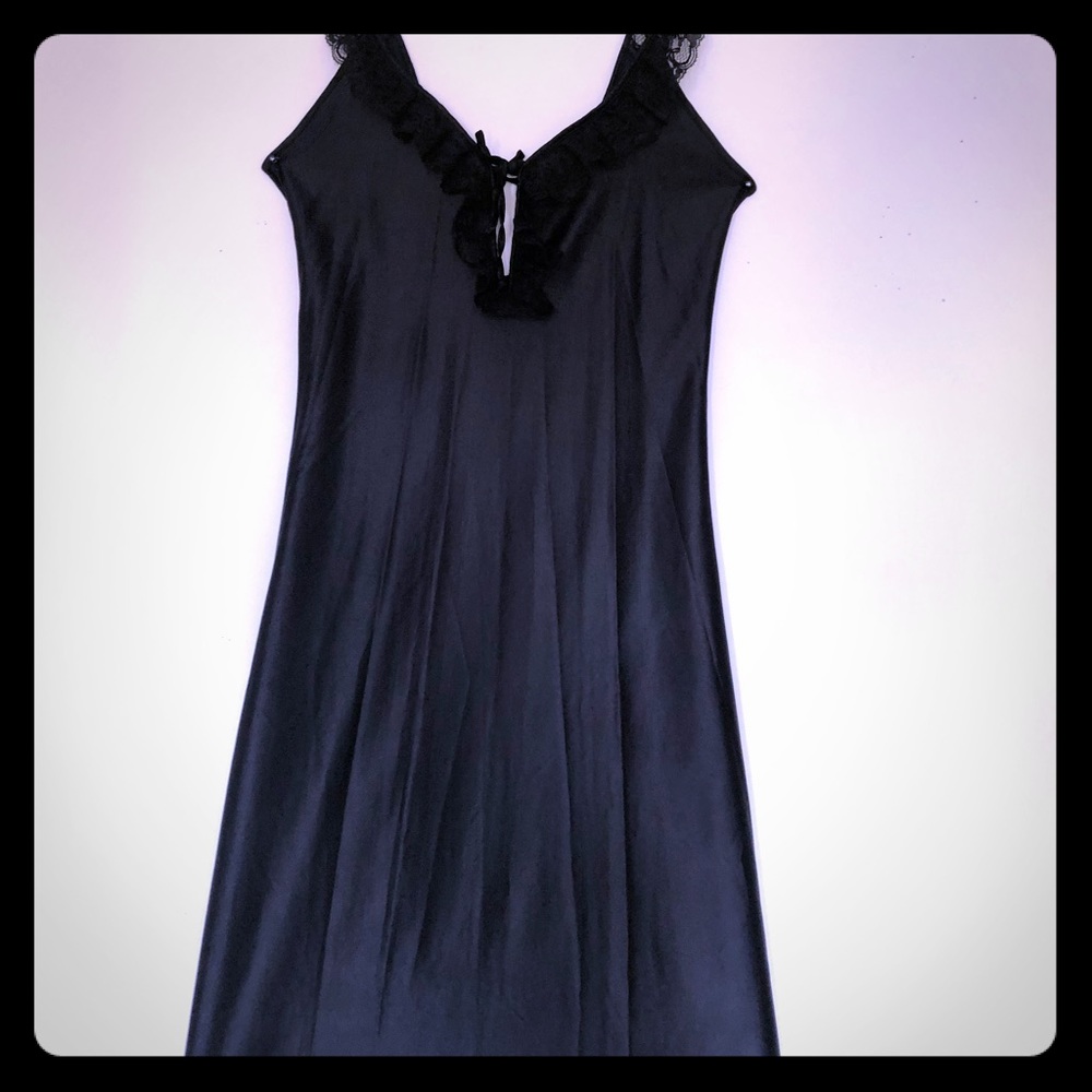 Long Black Lacey Nightie